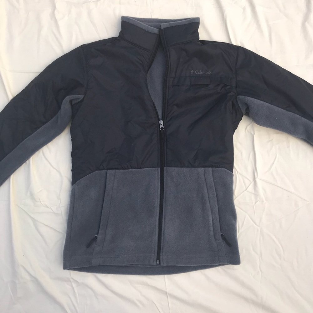 Black and Grey Columbia Full Zip Jacket